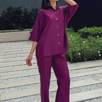 Magenta Saturday - Relaxed Co Ord Set